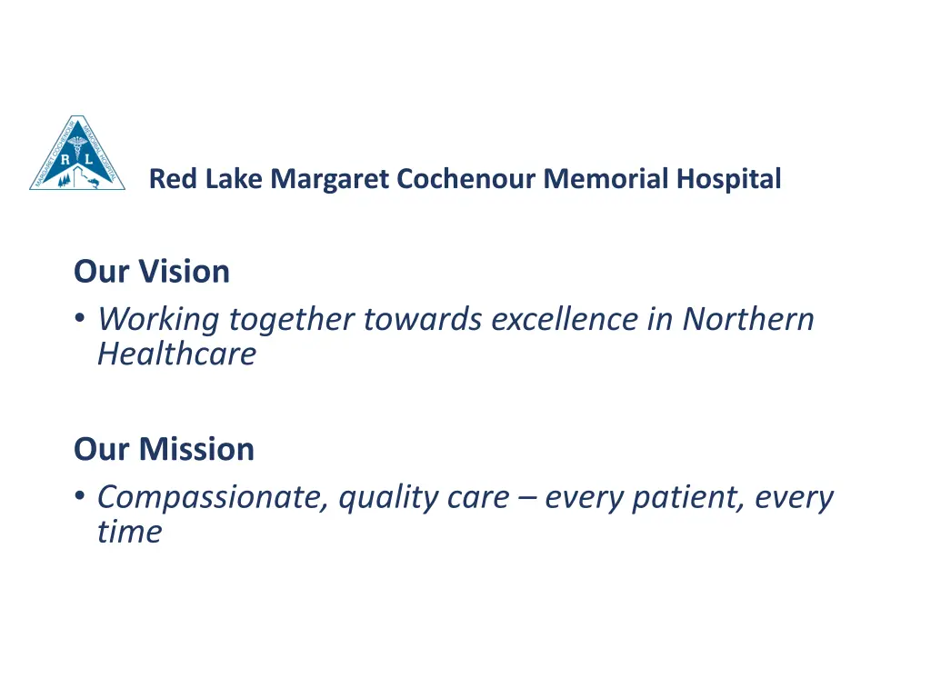 red lake margaret cochenour memorial hospital n.w