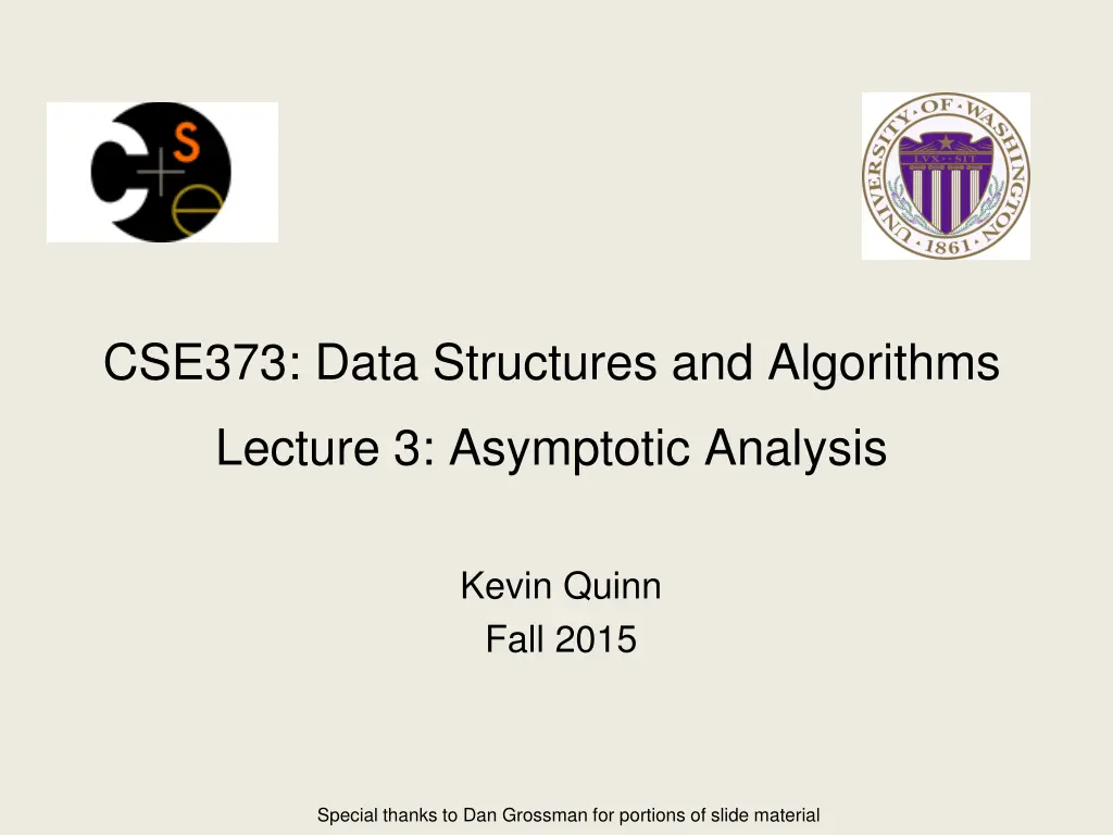 cse373 data structures and algorithms n.w