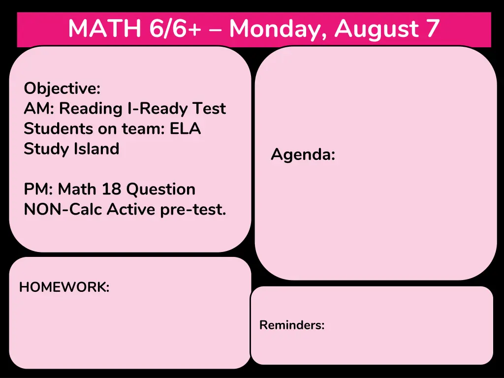 math 6 6 monday august 7 n.w