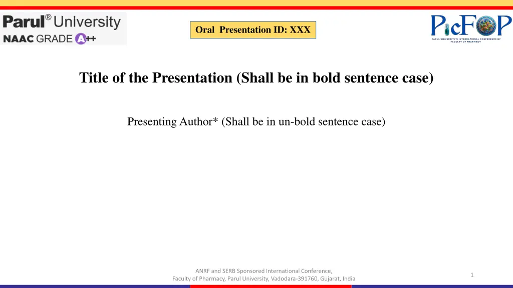 oral presentation id xxx n.w