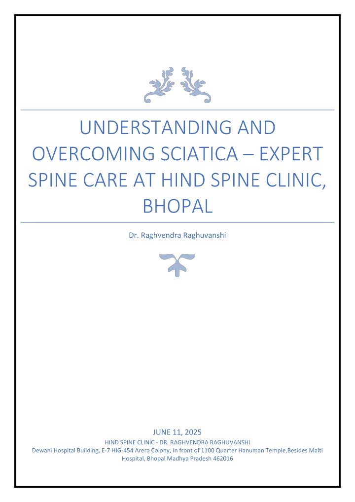 understanding and overcoming sciatica expert n.w