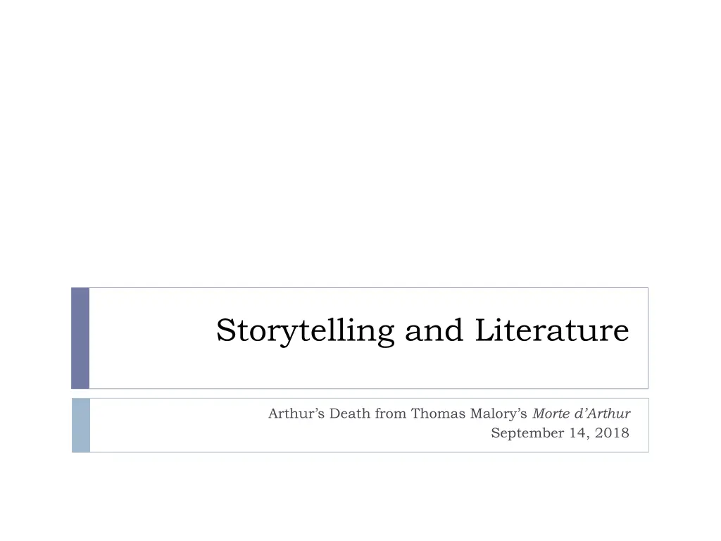 storytelling and literature n.w