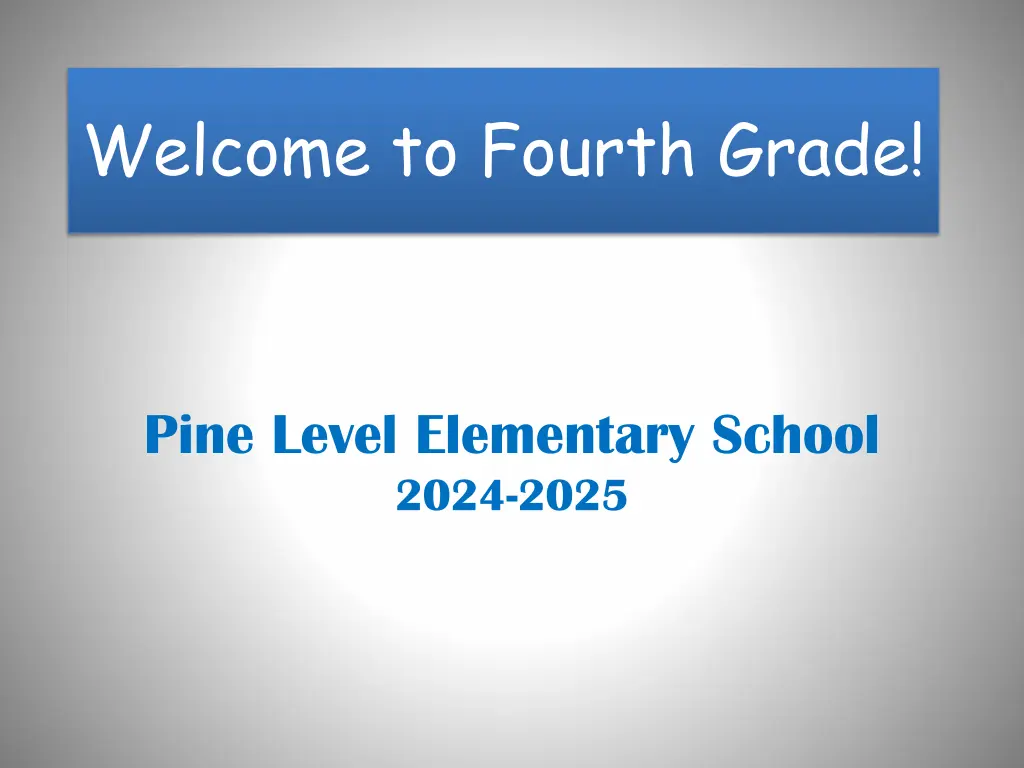 welcome to fourth grade n.w