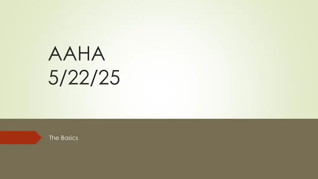 aaha 5 22 25 n.w