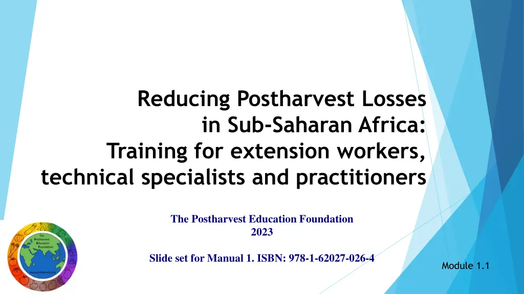 reducing postharvest losses in sub saharan africa n.w
