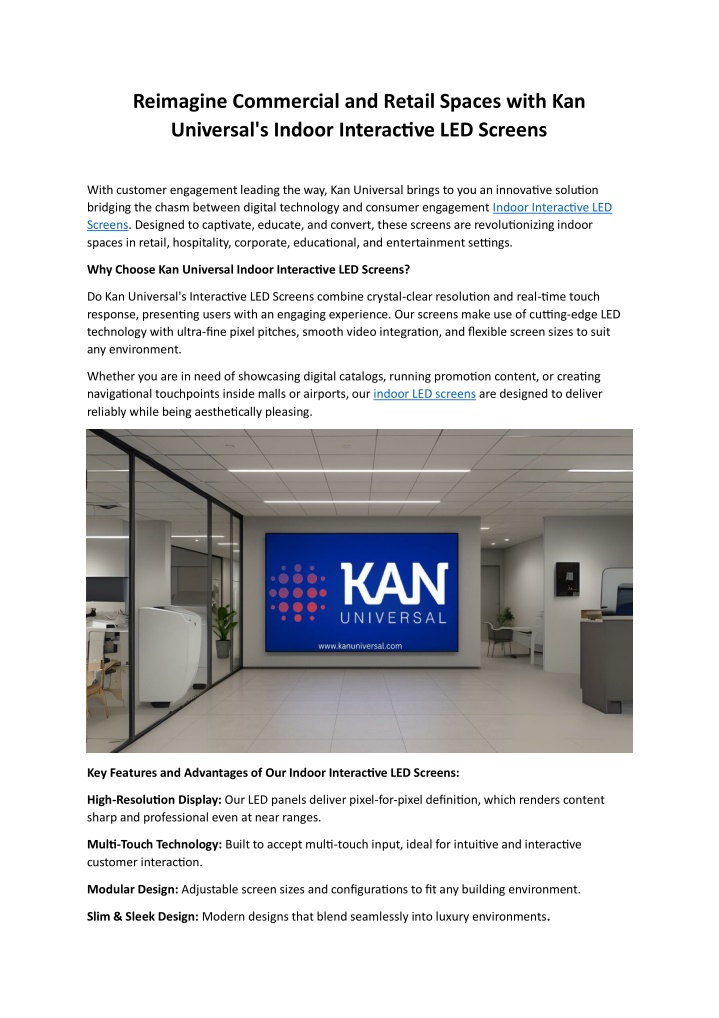 reimagine commercial and retail spaces with n.w