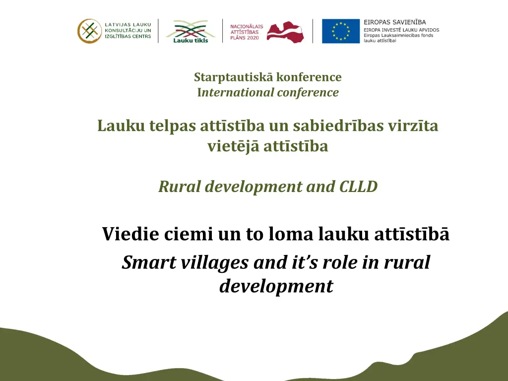 starptautisk konference i nternational conference n.w