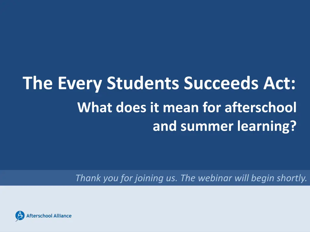 the every students succeeds act what does it mean n.w