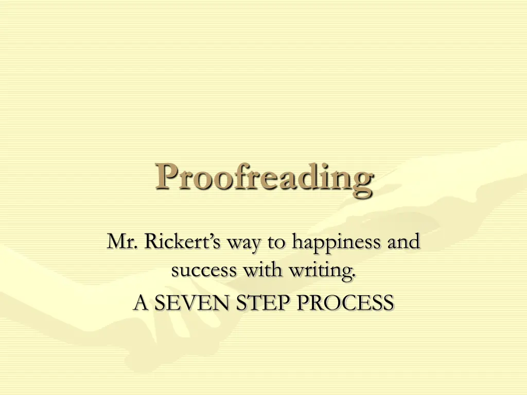 proofreading n.w