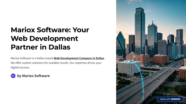mariox software your web development partner n.w