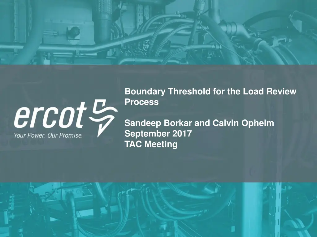 boundary threshold for the load review process n.w