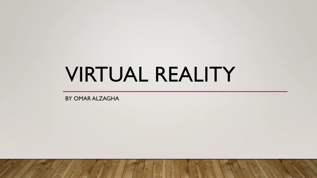 virtual reality n.w