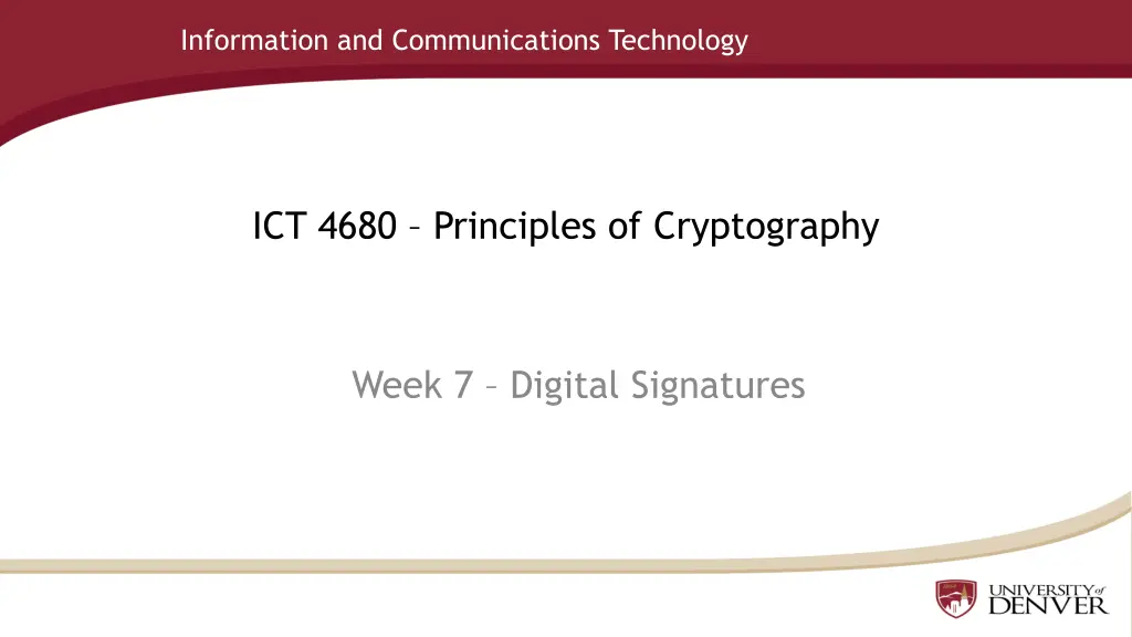 information and communications technology n.w