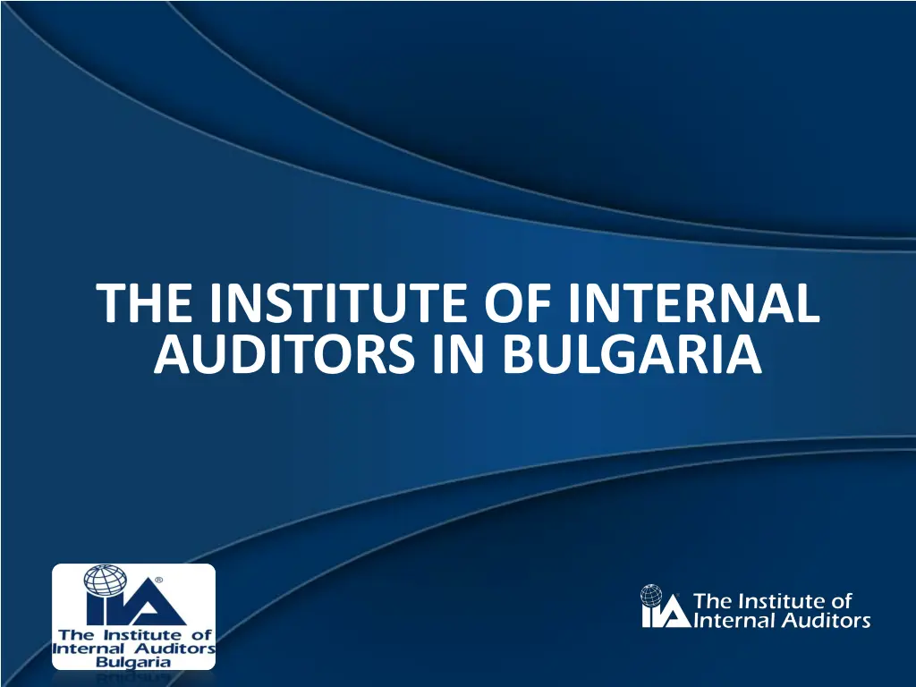 the institute of internal auditors in bulgaria n.w