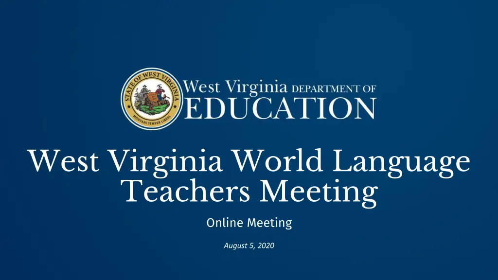 west virginia world language teachers meeting n.w