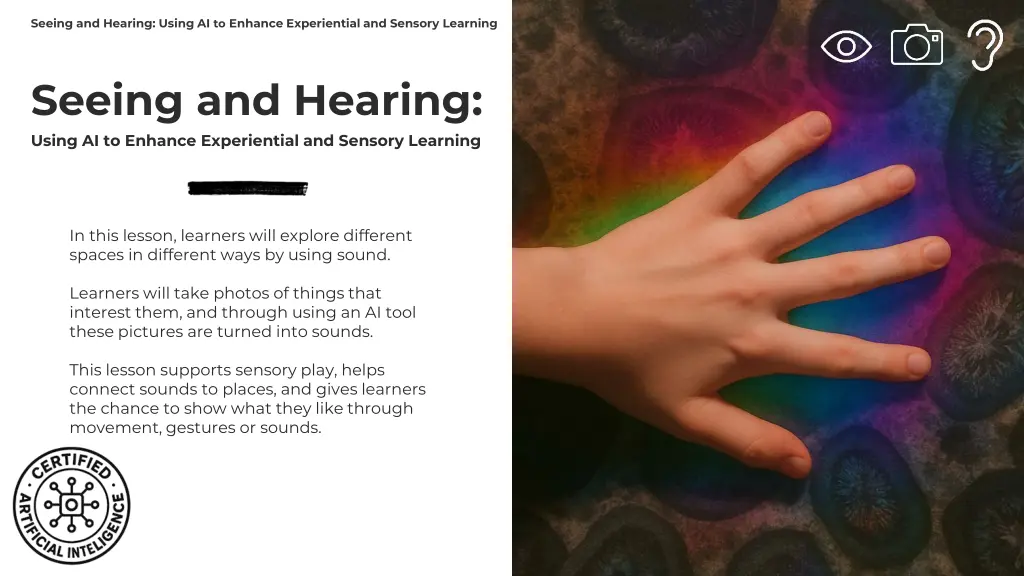 seeing and hearing using ai to enhance n.w