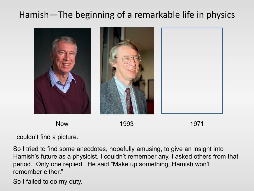 hamish the beginning of a remarkable life n.w
