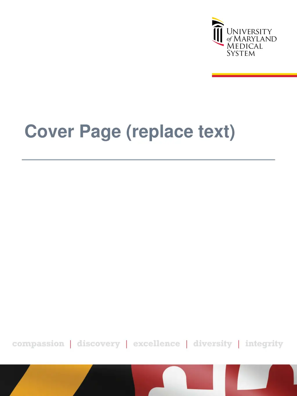 cover page replace text n.w