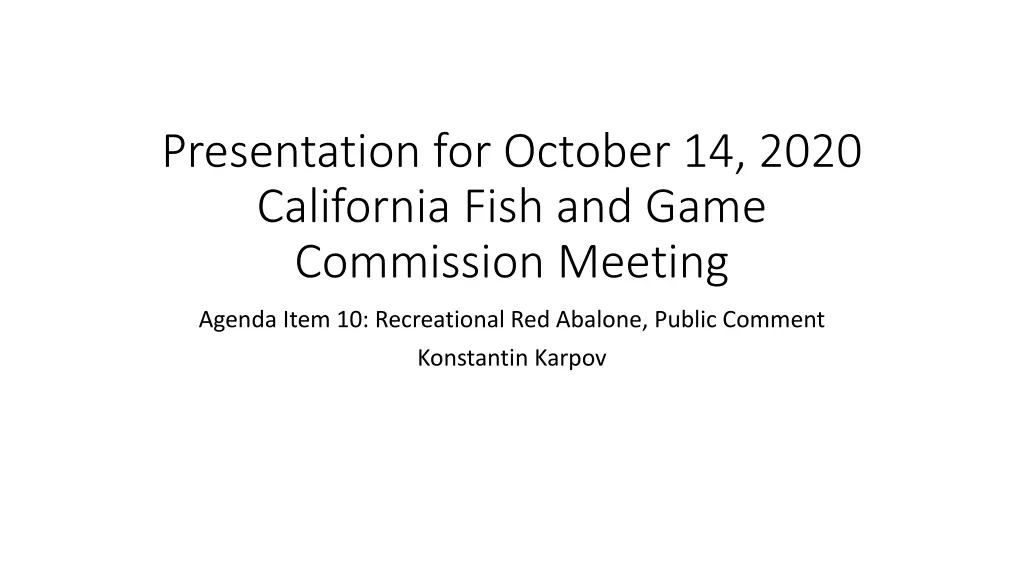 presentation for october 14 2020 california fish n.w
