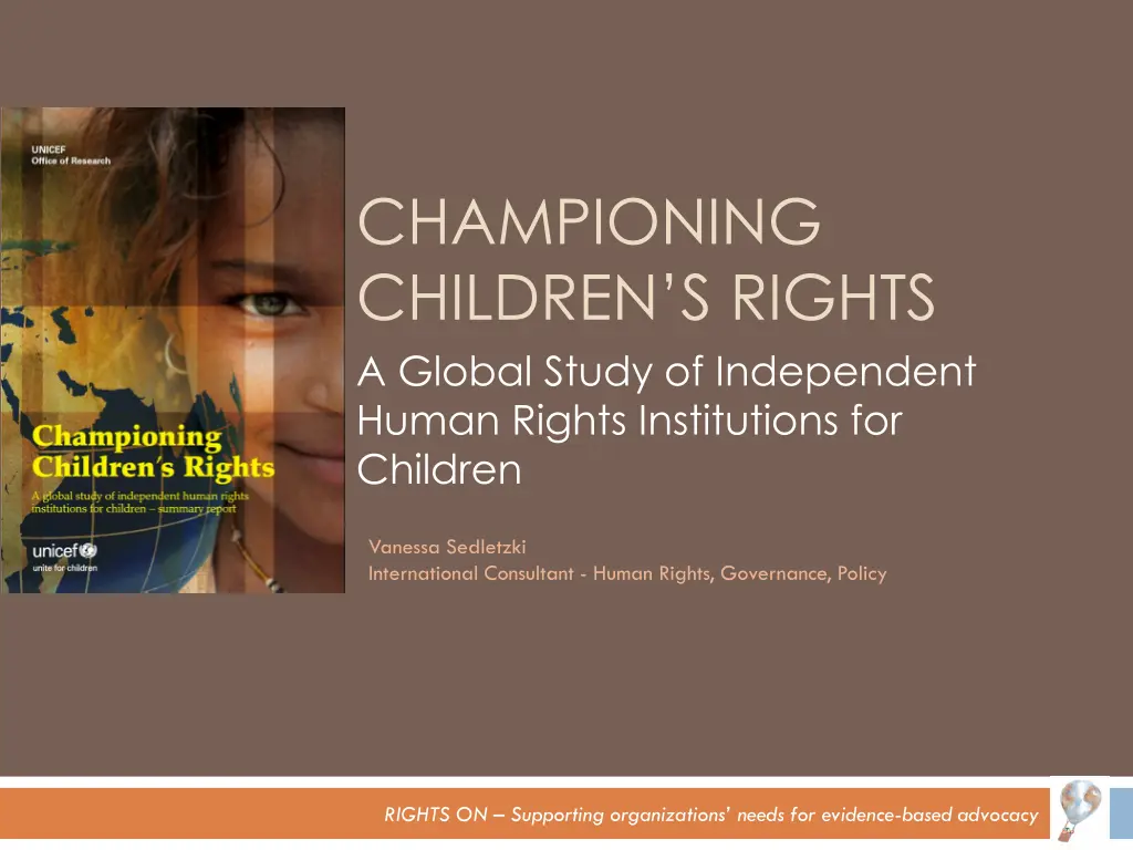 championing children s rights a global study n.w