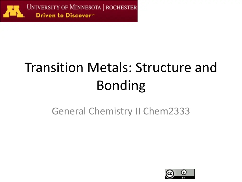 transition metals structure and bonding n.w