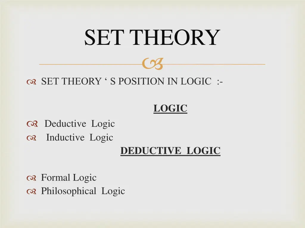 set theory n.w