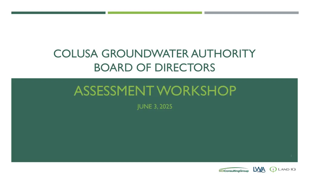 colusa groundwater authority board of directors n.w