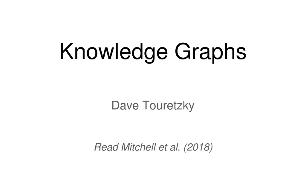 knowledge graphs n.w