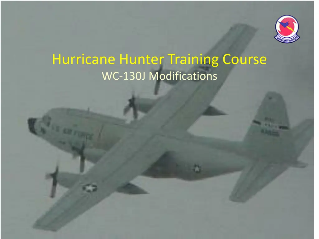 hurricane hunter training course wc 130j n.w
