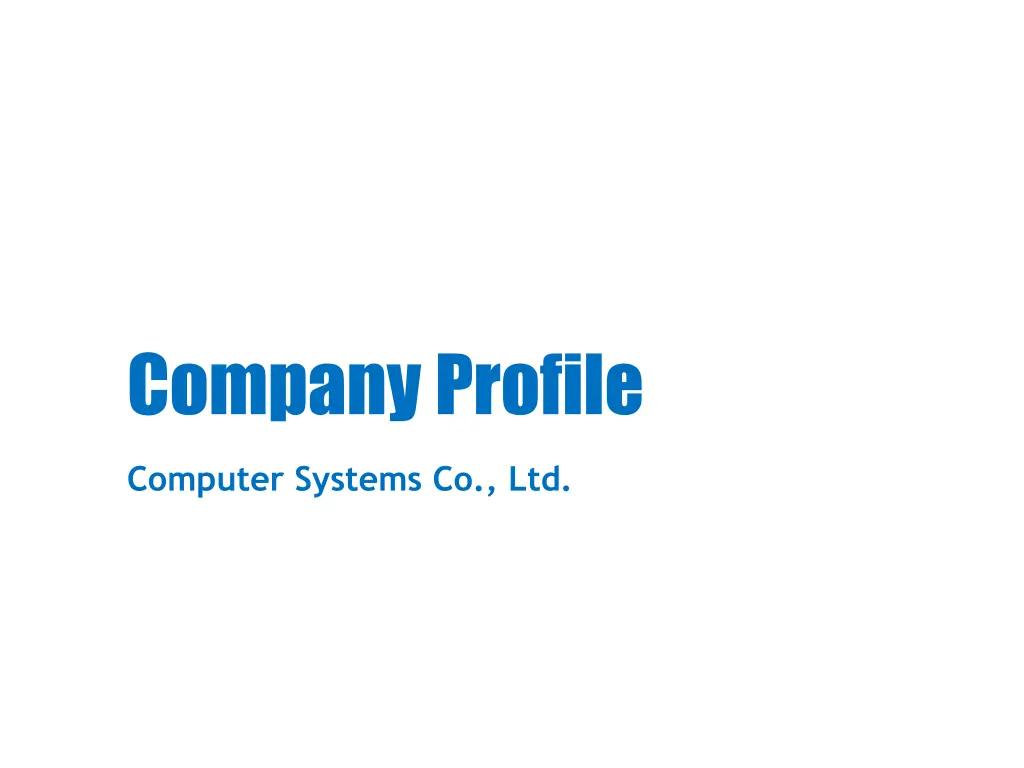 company profile n.w