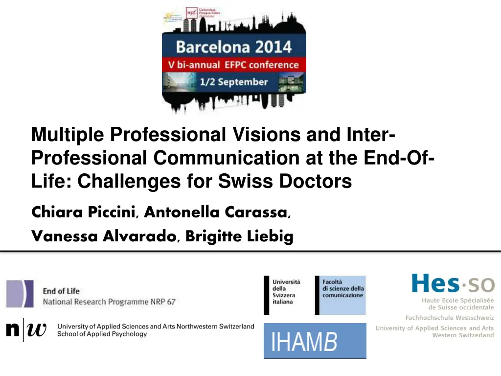multiple professional visions and inter n.w