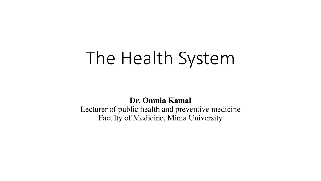 the health system n.w