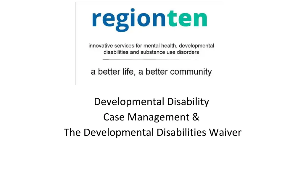 developmental disability case management n.w
