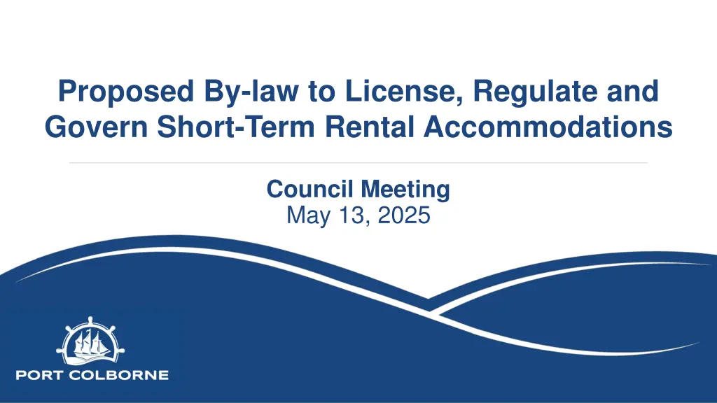 proposed by law to license regulate and govern n.w