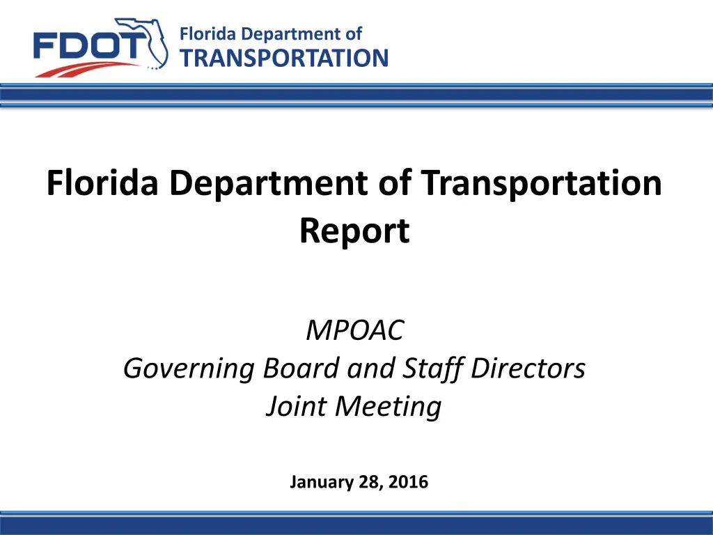 florida department of transportation n.w