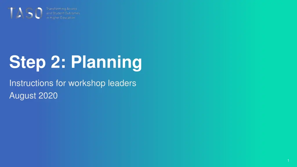 step 2 planning n.w