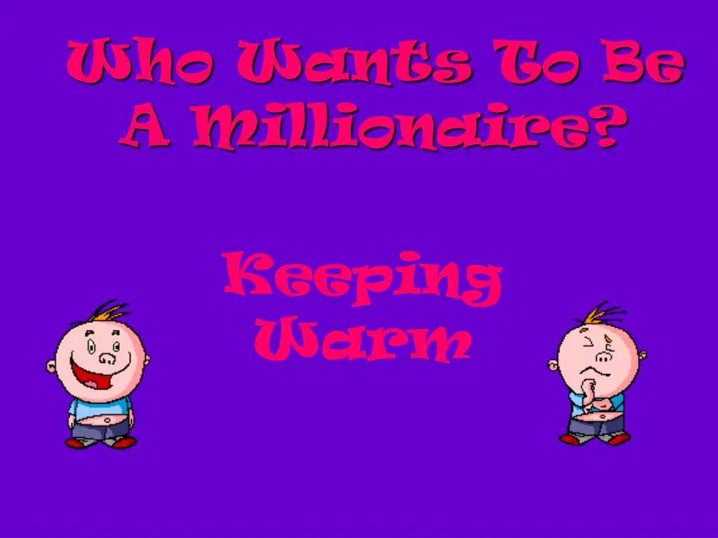 who wants to be a millionaire n.w