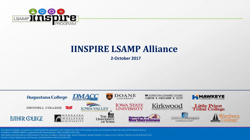 iinspire lsamp alliance 2 october 2017 n.w