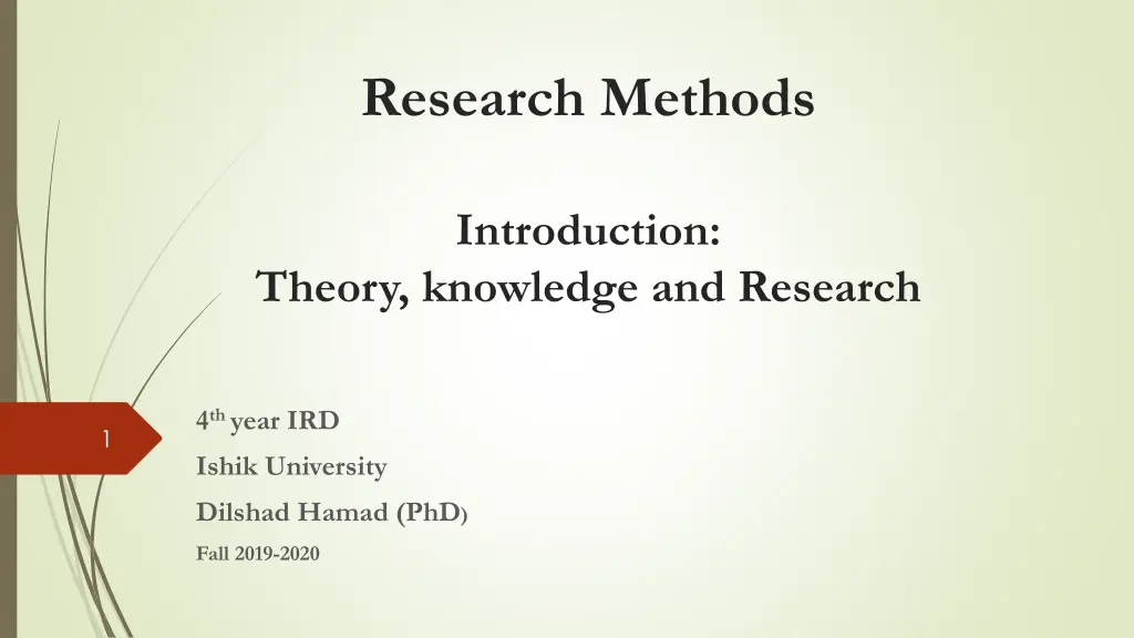 research methods n.w