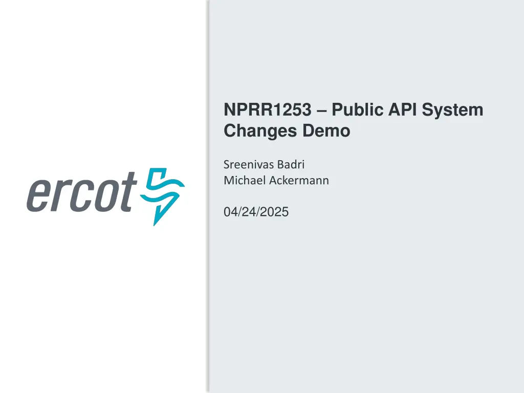 nprr1253 public api system changes demo n.w