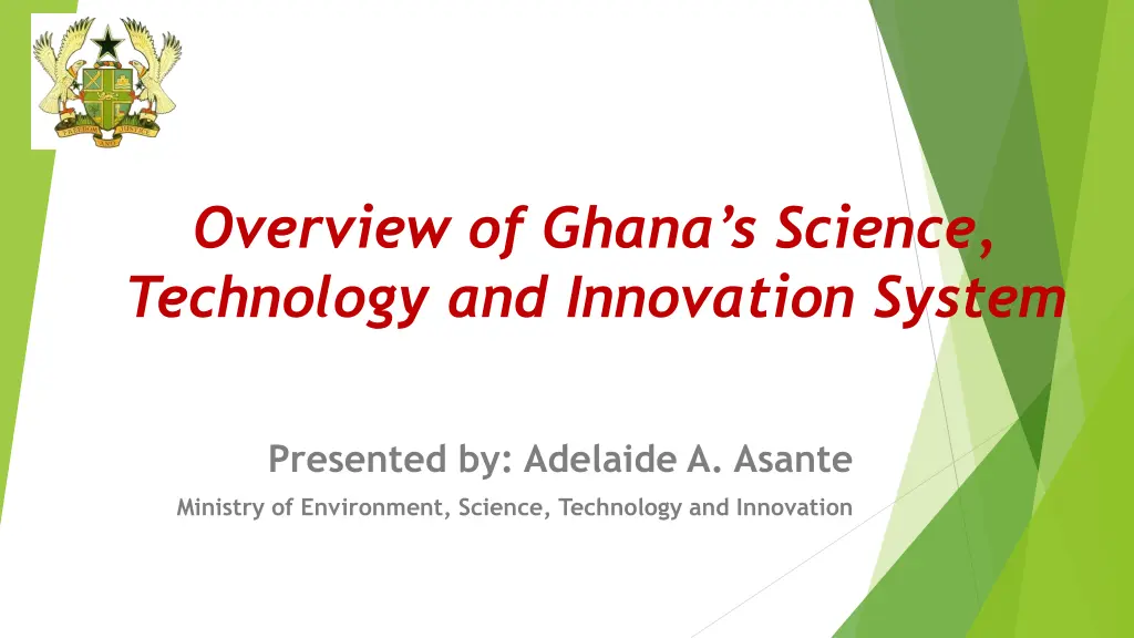 overview of ghana s science technology n.w
