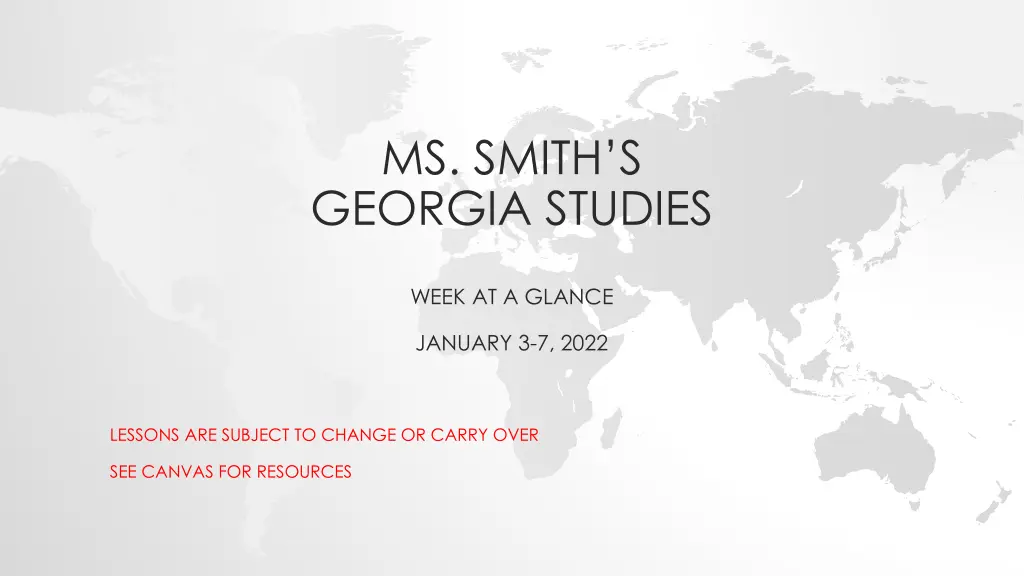 ms smith s georgia studies n.w
