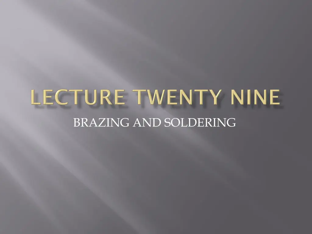 brazing and soldering n.w