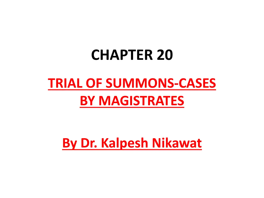 chapter 20 n.w
