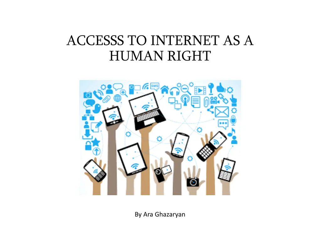 accesss to internet as a human right n.w