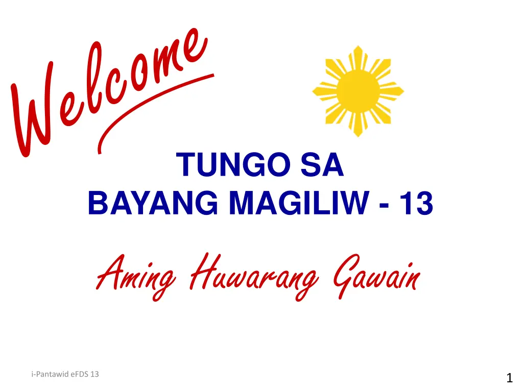 tungo sa n.w