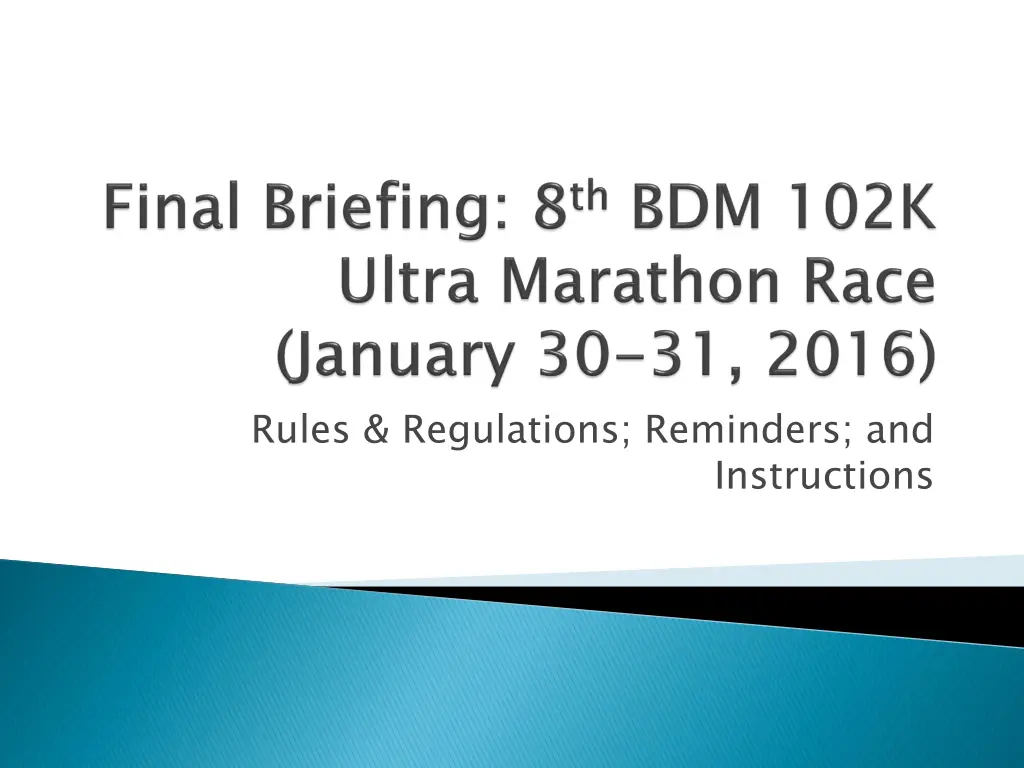 rules regulations reminders and n.w