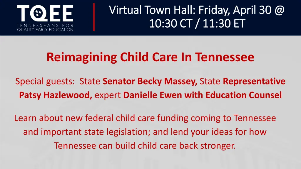 virtual town hall friday april 30 @ virtual town n.w