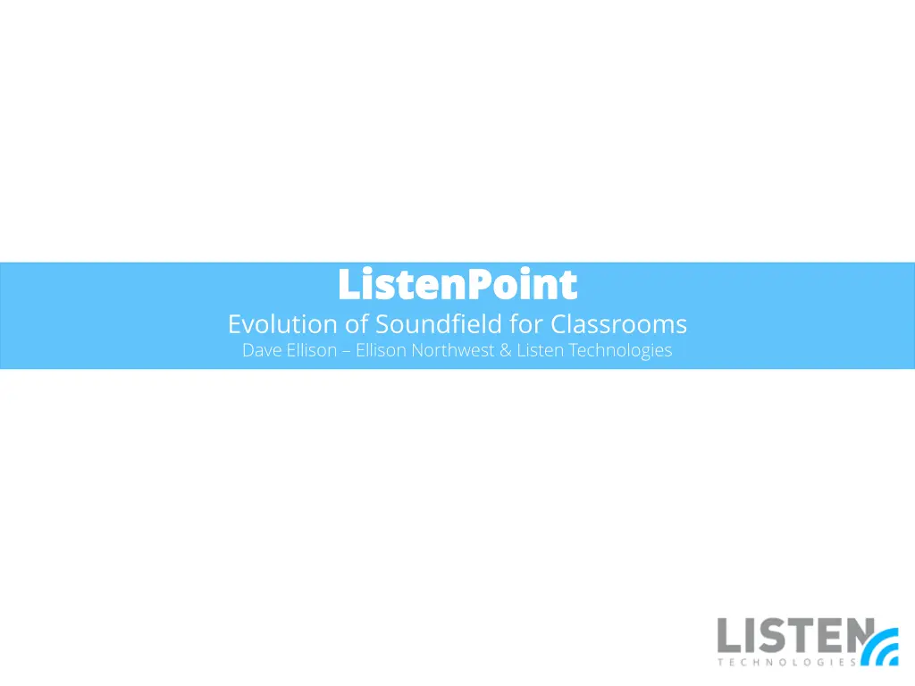 listenpoint listenpoint evolution of soundfield n.w