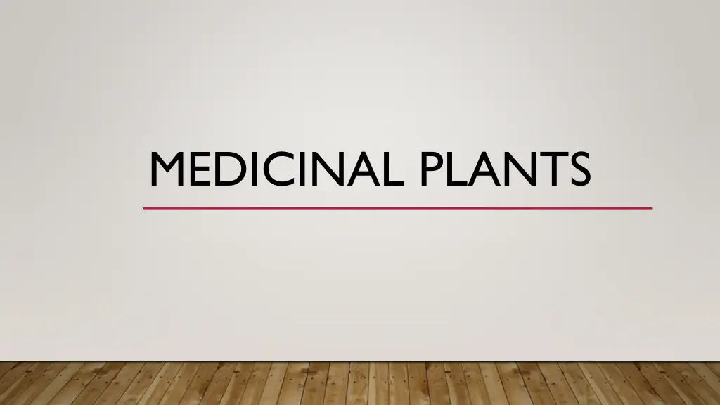 medicinal plants n.w